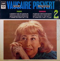 [Pochette de Cora Vaucaire - Jacques Prvert]