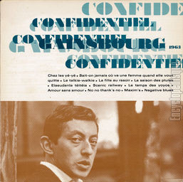 [Pochette de Confidentiel (Serge GAINSBOURG)]