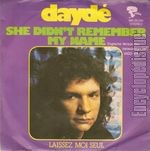 [Pochette de She didn’t remember my name / Laissez-moi seul (Jol DAYD)]