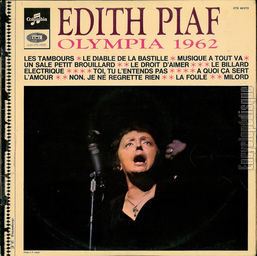 [Pochette de Rcital 1962 (dith PIAF)]