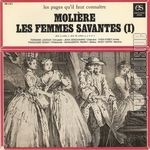 [Pochette de Molire : Les femmes savantes (I)]