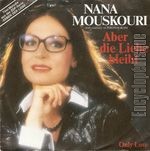 [Pochette de Aber die Liebe bleibt (Nana MOUSKOURI)]