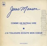 [Pochette de Comme un bateau ivre (Jeane MANSON)]