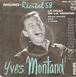 [Pochette de Micro-rcital 58 n3 - Le chat de la voisine (Yves MONTAND)]