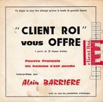 [Pochette de Un homme s’est pendu (Alain BARRIRE)]