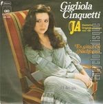 [Pochette de Ja ( Si ) (Gigliola CINQUETTI)]