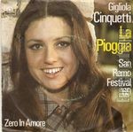 [Pochette de La pioggia (Gigliola CINQUETTI)]