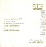 [Pochette de Abel-Bonnex - campagne publicitaire 1972]