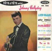 [Pochette de Tte  tte avec Johnny Hallyday]