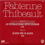 [Pochette de Je voudrais faire cette chanson (Fabienne THIBEAULT)]