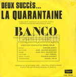 [Pochette de La quarantaine - Banco]