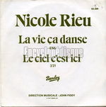 [Pochette de La vie a danse (Nicole RIEU)]