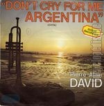 [Pochette de Don’t cry for me Argentina]