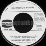 [Pochette de Les cerisiers sont blancs (Les HARICOTS ROUGES)]