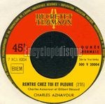 [Pochette de Rentre chez toi et pleure (Charles AZNAVOUR)]