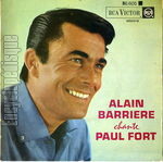 [Pochette de Alain Barrire chante Paul Fort (Alain BARRIRE)]