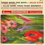 [Pochette de Le temps des fleurs (Those were the days)]