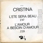 [Pochette de L’t sera beau (CRISTINA)]