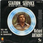 [Pochette de Station service (Le plein, les pneus, l’huile et l’eau) (Richard ANTHONY)]