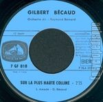 [Pochette de Sur la plus haute colline (Gilbert BCAUD)]