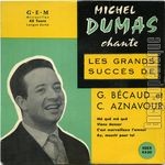 [Pochette de Chante les grands succs de Charles Aznavour et Gilbert Bcaud]