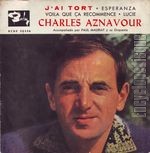 [Pochette de J’ai tort (Charles AZNAVOUR)]