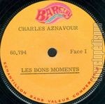 [Pochette de Les bons moment (Charles AZNAVOUR)]