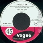 [Pochette de Love me again (Petula CLARK)]