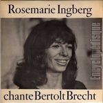 [Pochette de Rosemarie Ingberg chante Bertolt Brecht]