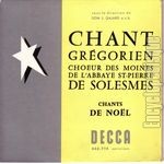 [Pochette de Chœur des moines de l’abbaye de St Pierre de Solesmes -  Chant grgorien ]