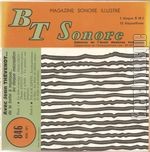 [Pochette de BT Sonore n846 - De la boite  musique au disque microsillon]