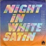 [Pochette de Night in white satin]