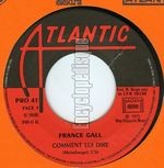 [Pochette de Comment lui dire (France GALL)]