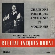 [Pochette de Chansons potiques anciennes et modernes (Jacques DOUAI)]