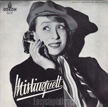 [Pochette de Mistinguett au Casino de Paris]