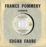 [Pochette de France Pommery chante Edgar Faure]