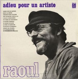 [Pochette de Adieu pour un artiste : Raoul]