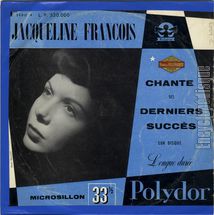 [Pochette de Jacqueline Franois chante ses derniers succs - 1re srie -]