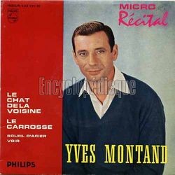 [Pochette de Le chat de la voisine (Yves MONTAND)]