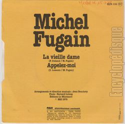 [Pochette de La vieille dame (Michel FUGAIN) - verso]