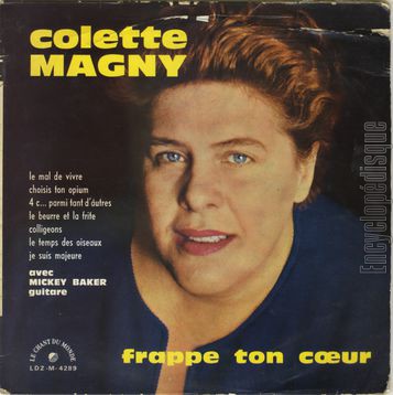 [Pochette de Frappe ton cœur (Colette MAGNY)]