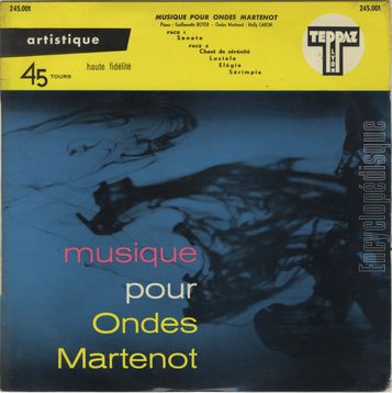 [Pochette de Musique pour onde Martenot (Nelly CARON)]