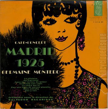 [Pochette de Madrid 1925 (Germaine MONTERO)]