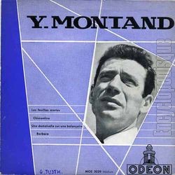 [Pochette de Les feuilles mortes (Yves MONTAND)]