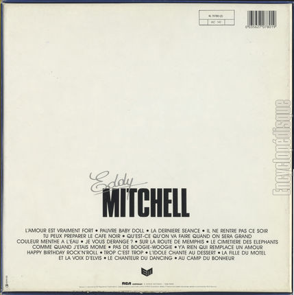 [Pochette de Coffret (Eddy MITCHELL) - verso]