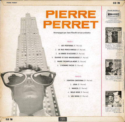 [Pochette de Les deux visages de Pierre Perret (Pierre PERRET) - verso]