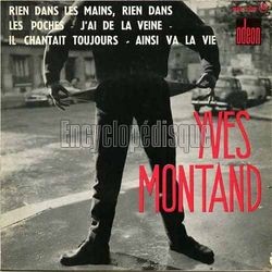 [Pochette de Rien dans les mains, rien dans les poches (Yves MONTAND)]