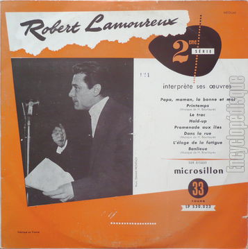 [Pochette de N 2 - Papa maman la bonne et moi, Hold-up, Le trac… (Robert LAMOUREUX)]