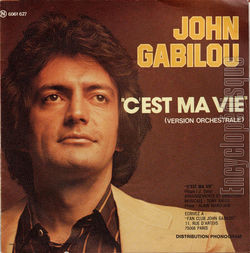 [Pochette de C’est ma vie (John GABILOU) - verso]