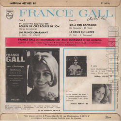 [Pochette de Poupe de cire, poupe de son - 6me srie (France GALL) - verso]